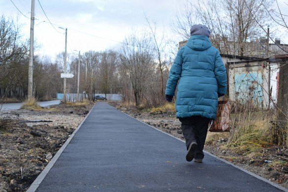 На улице Митрофановская в Иванове отремонтировали тротуар